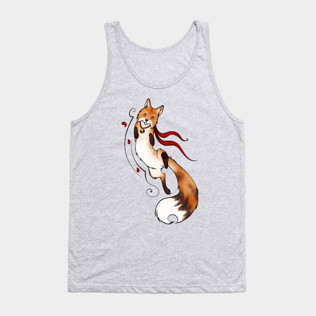 Jingle Fox Tank Top by faeforge